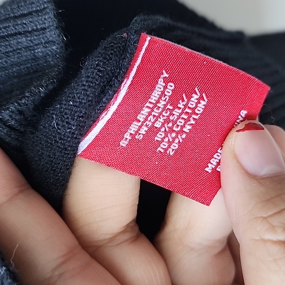 n:philanthropy Distressed Cotton Silk Knit Crewneck Sweater - Picture 5 of 6